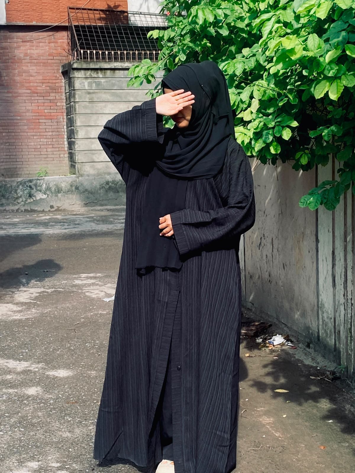 Popcorn Fabrics Abaya