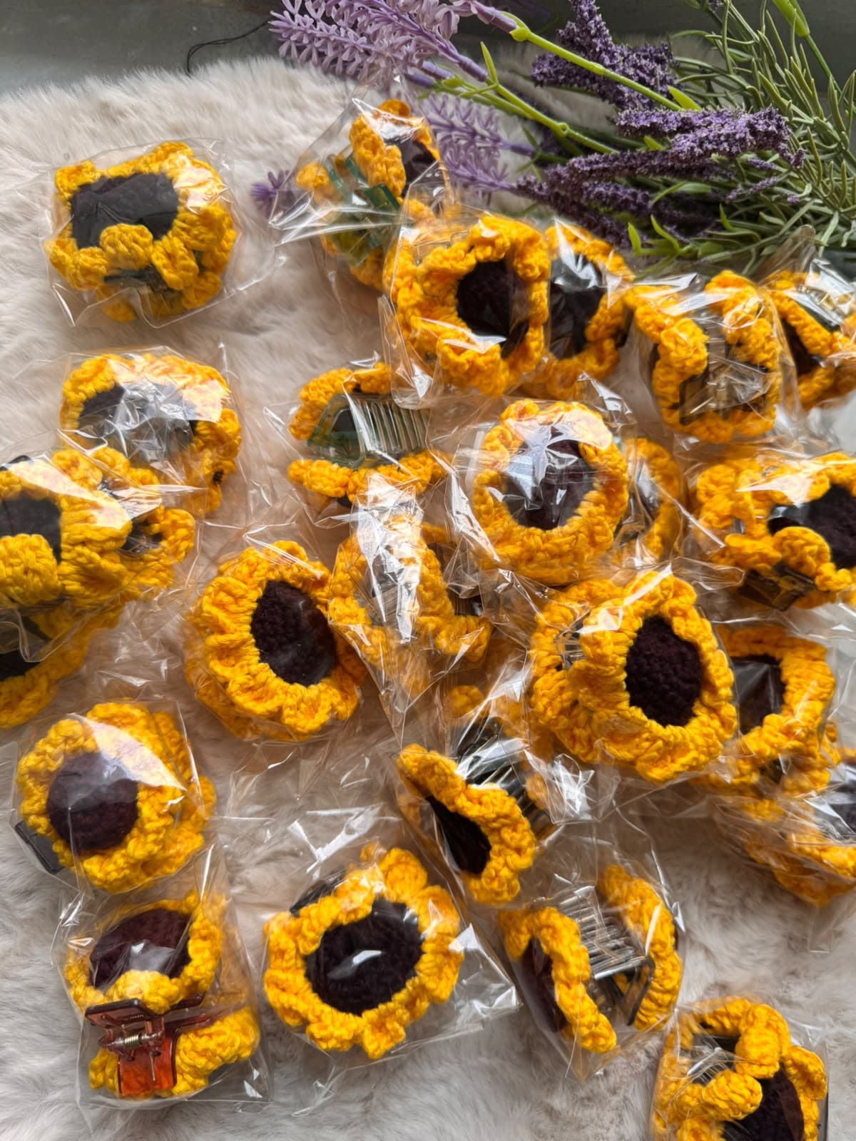 Sunflower Hair Clip